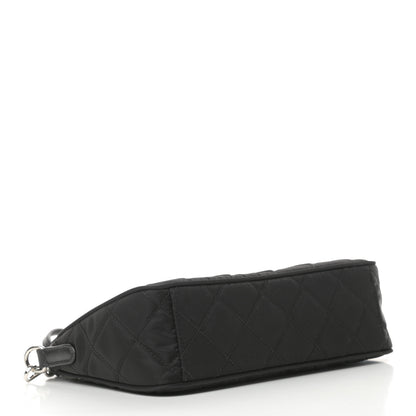 Prada Nylon Tessuto Impuntu Quilted Crossbody Bag Black 4 of 11