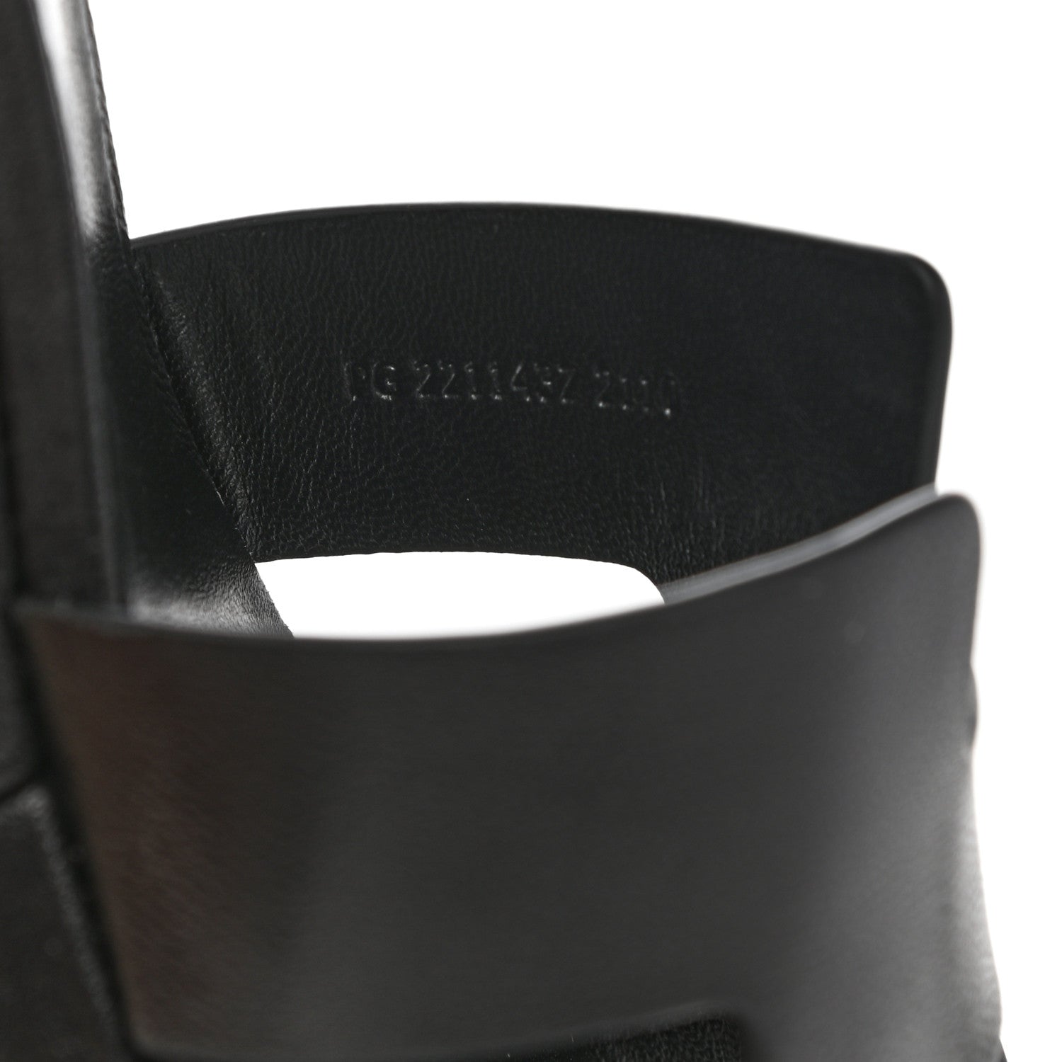 Hermes Goatskin Elda Espadrille Wedge Sandals 38 Black 8 of 9