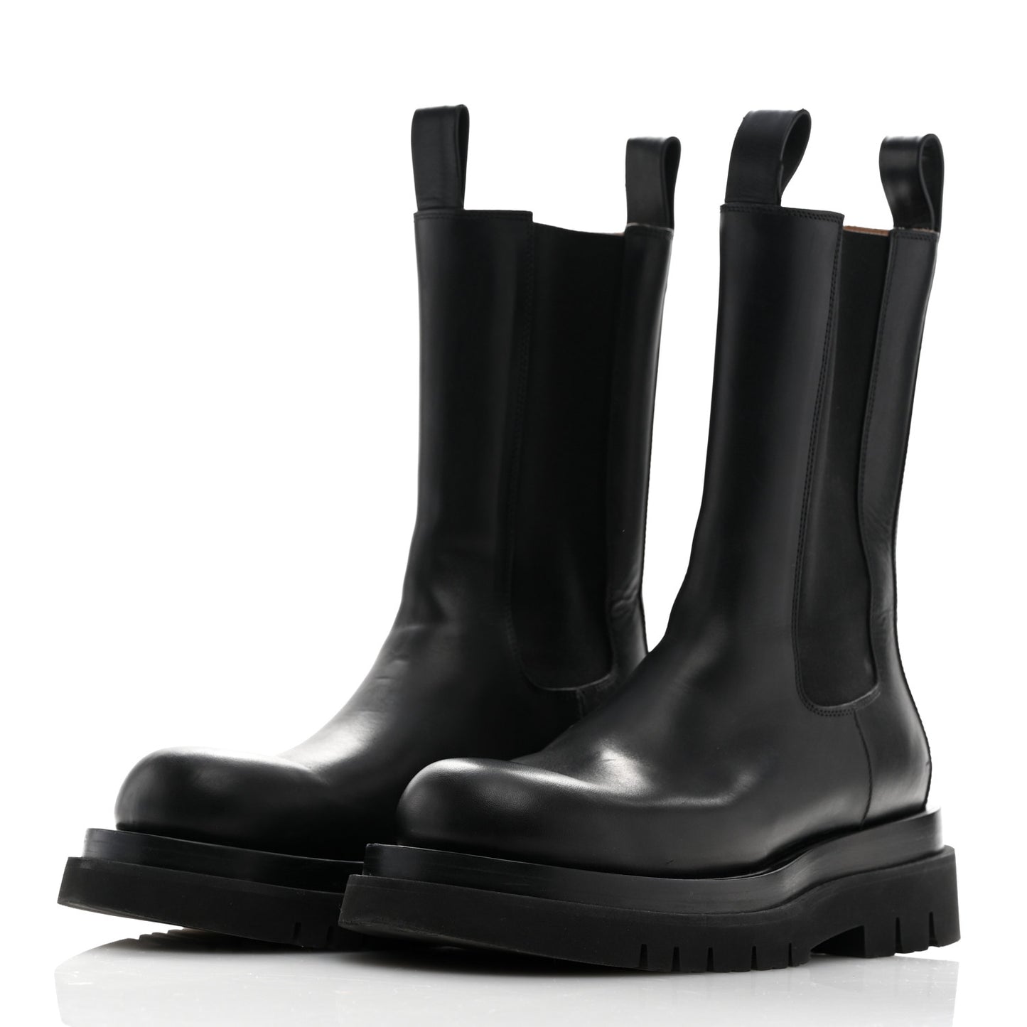 Calfskin The Lug Chelsea 55mm Boots 39 Black