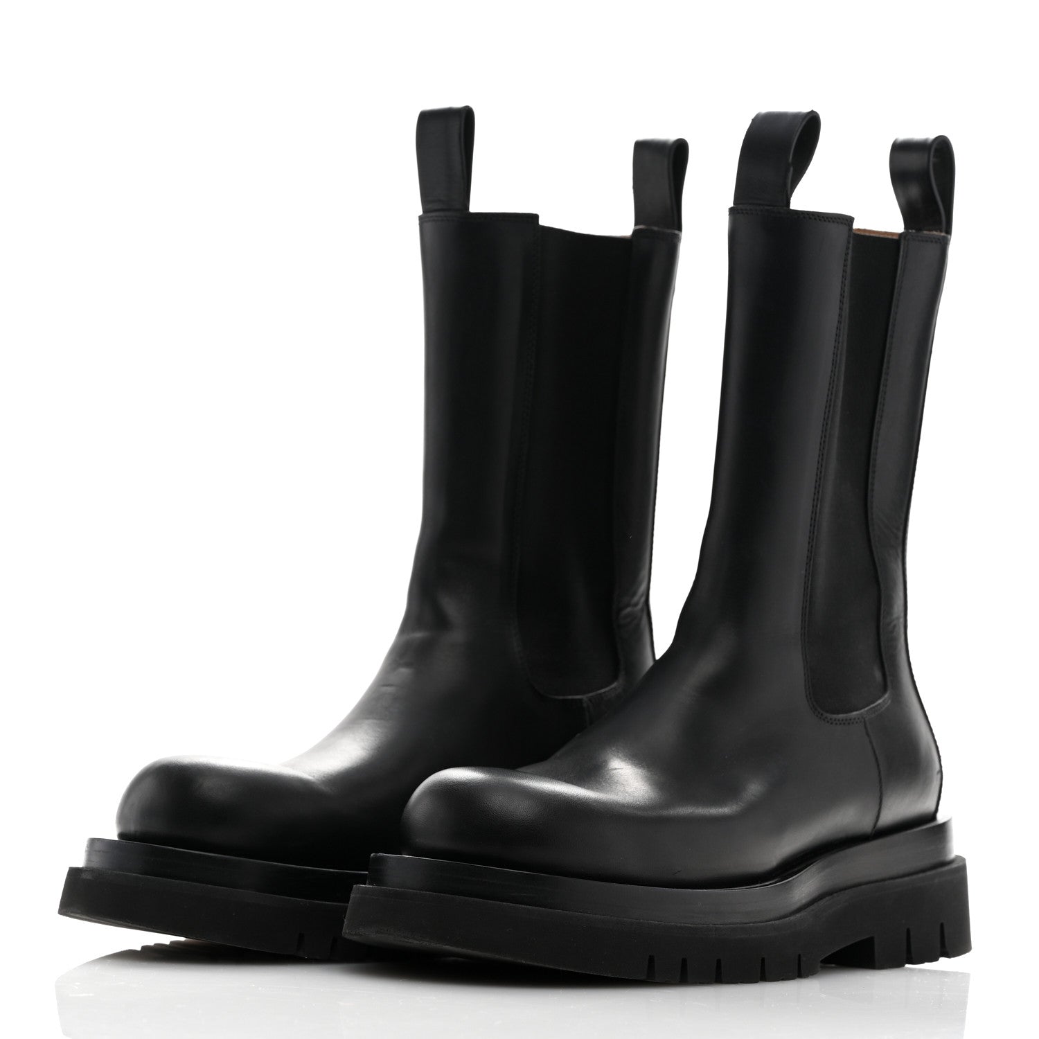 Bottega Veneta Calfskin The Lug Chelsea 55mm Boots 39 Black 4 of 10