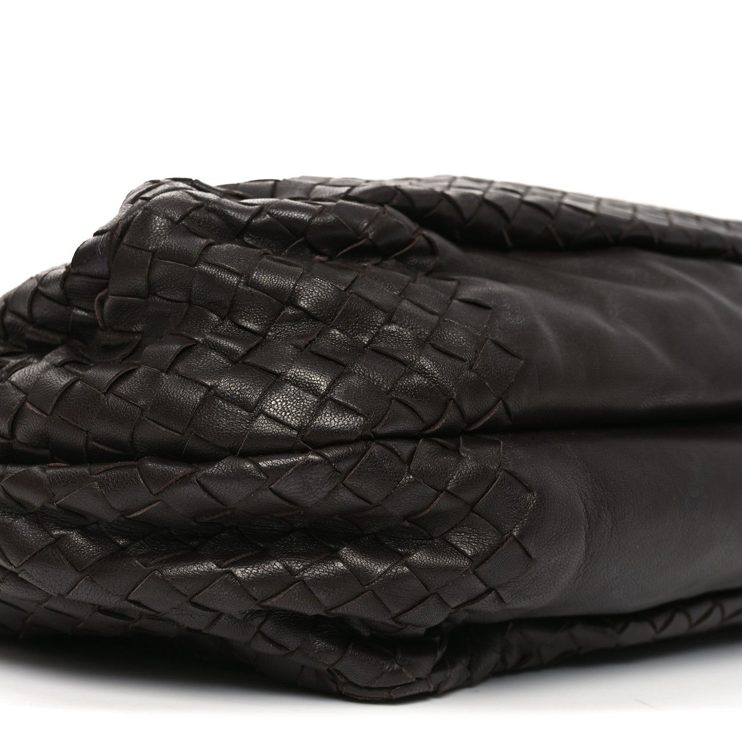 Bottega Veneta Nappa Intrecciato Large Campana Ebano 11 of 12