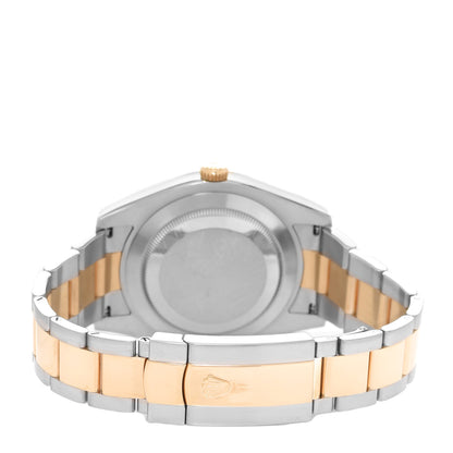 Rolex Stainless Steel 18K Yellow Gold 41mm Oyster Perpetual Datejust II Watch Slate 116333 3 of 5
