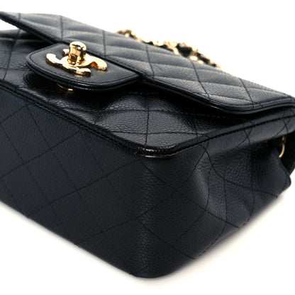 Chanel Caviar Quilted Mini Square Flap Black 10 of 12