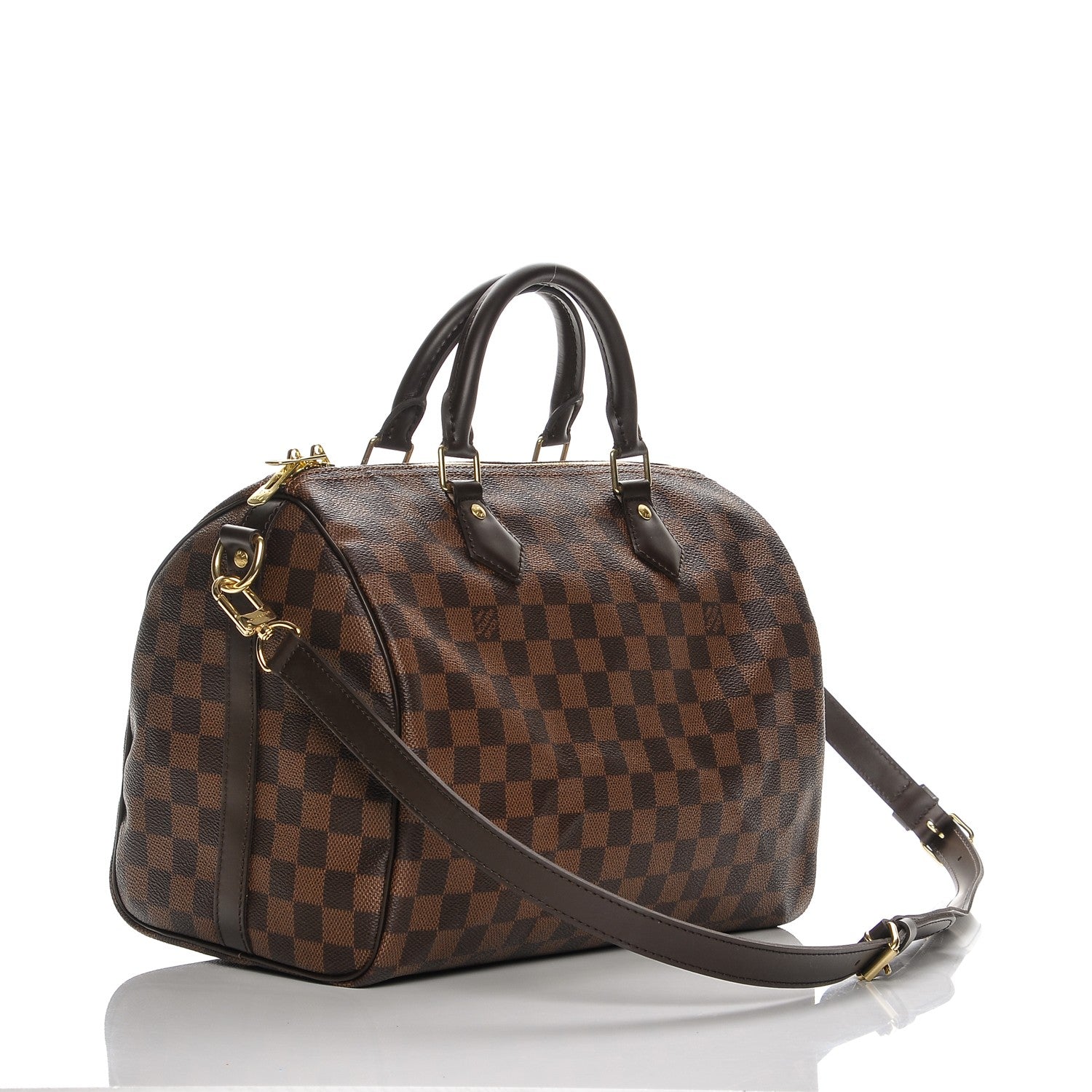 Louis Vuitton Damier Ebene Speedy Bandouliere 30 3 of 9