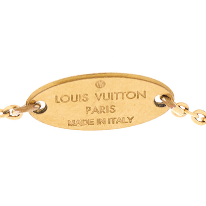 Louis Vuitton Brass Nanogram Bracelet Silver Gold 2 of 5