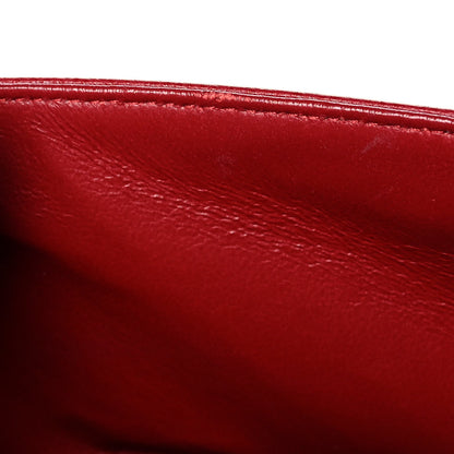 Chanel Caviar Quilted Jumbo Double Flap Dark Red 15 of 15