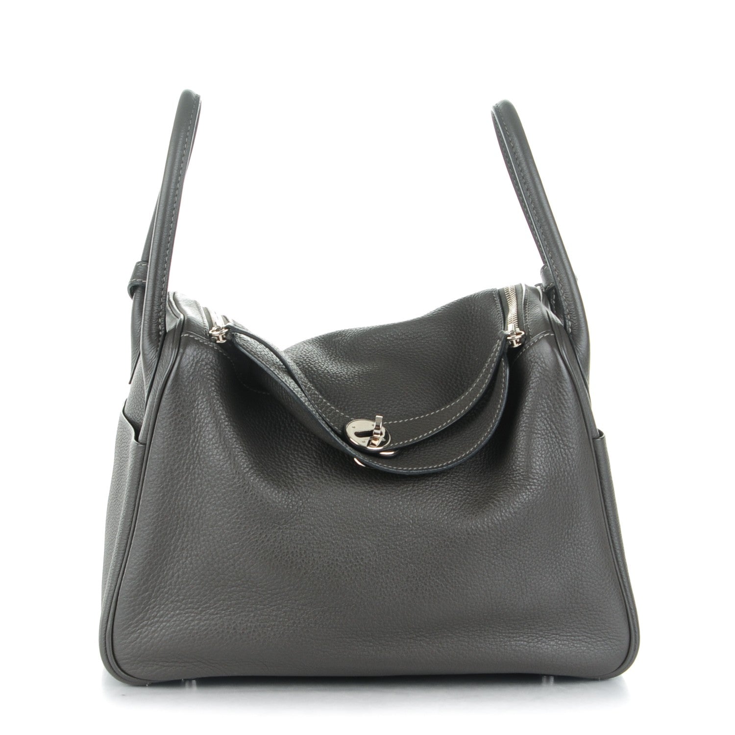 Hermes Taurillon Clemence Lindy 30 Graphite 1 of 20