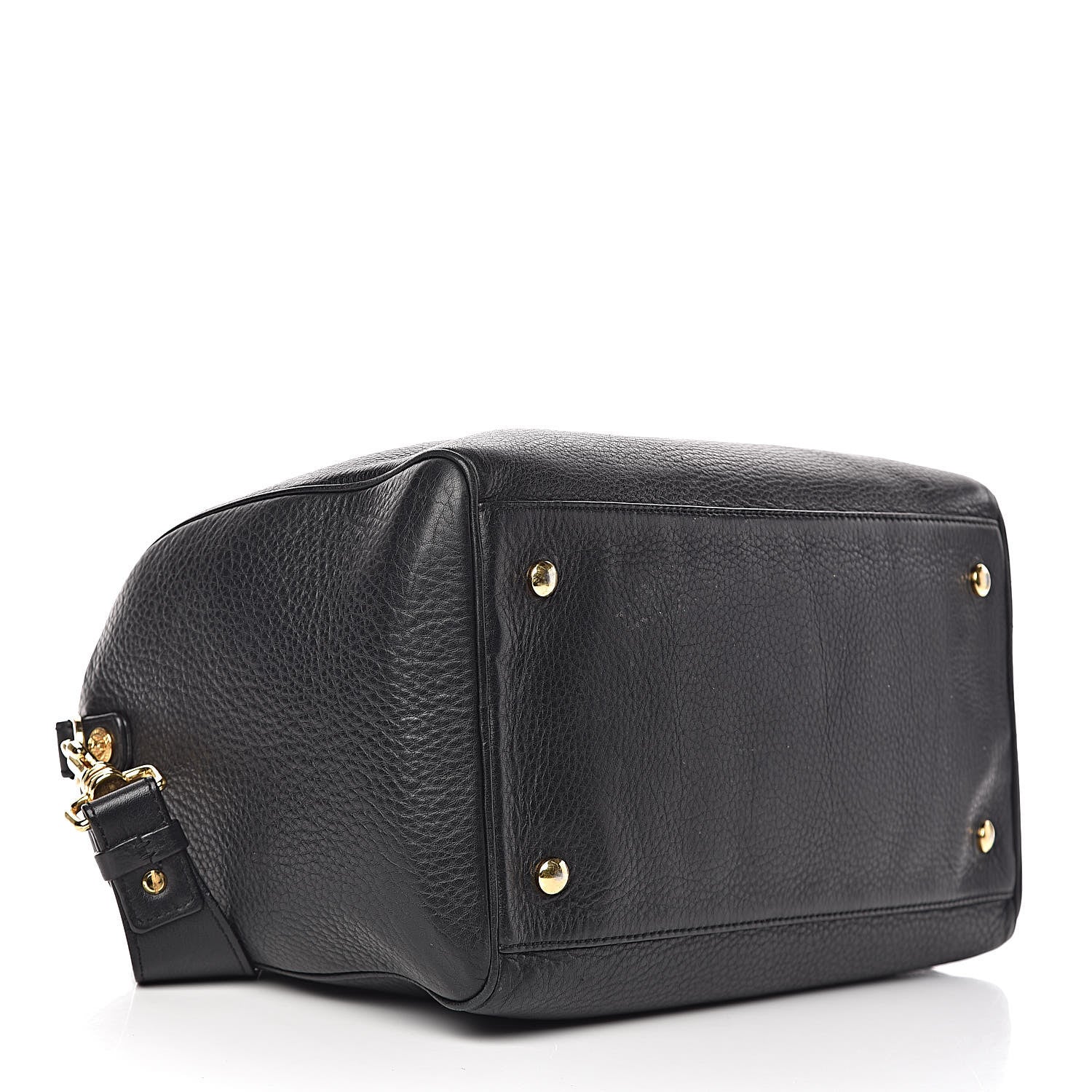 Versace Cervo Embossed Vitello Signature Duffle Bag Black 5 of 18