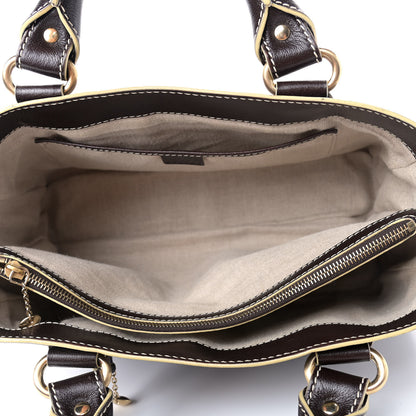Celine Buffalo Boogie Satchel Brown 5 of 9