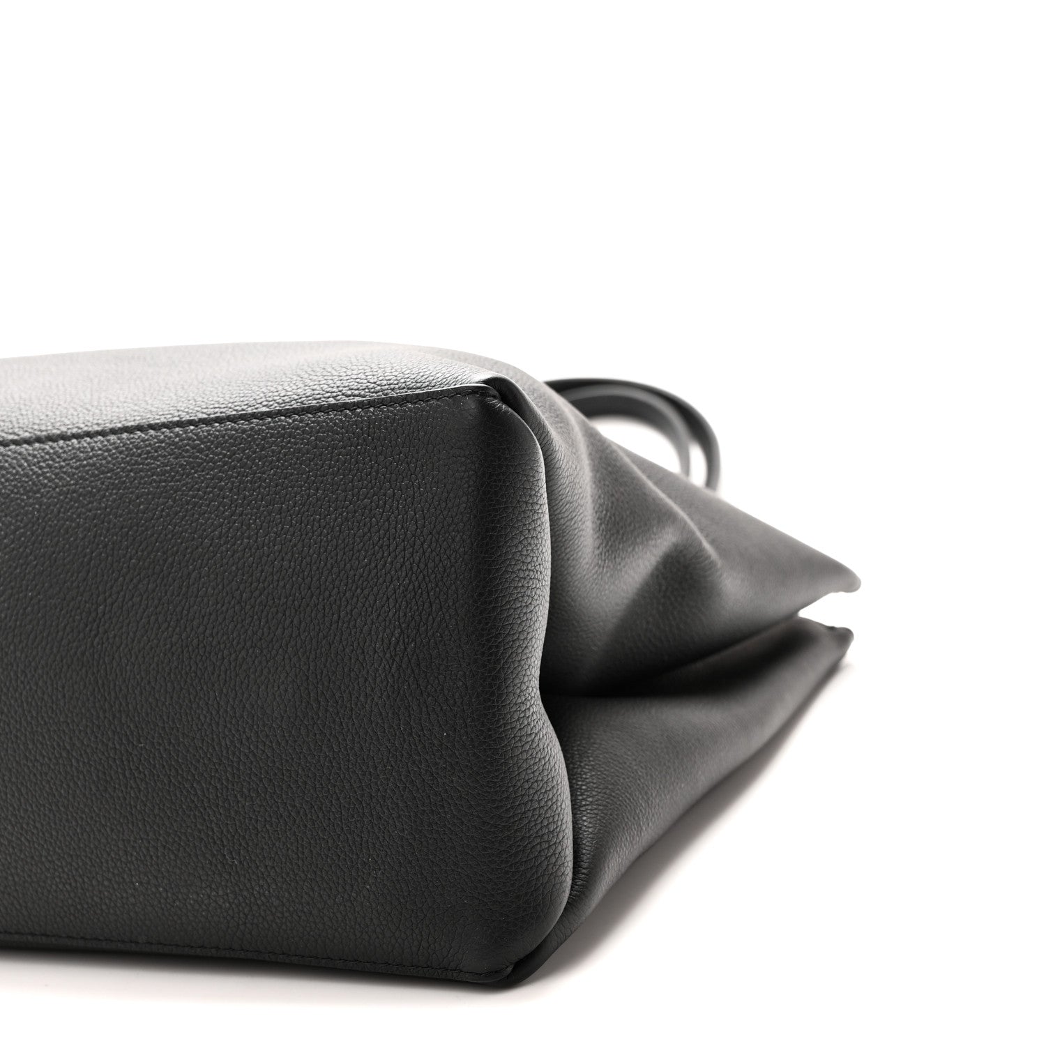 Louis Vuitton Grained Calfskin Lockme Shopper Black 9 of 9