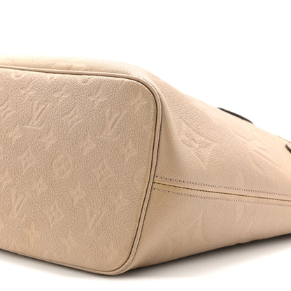 Louis Vuitton Empreinte Monogram Giant Neverfull MM Tourterelle 9 of 9