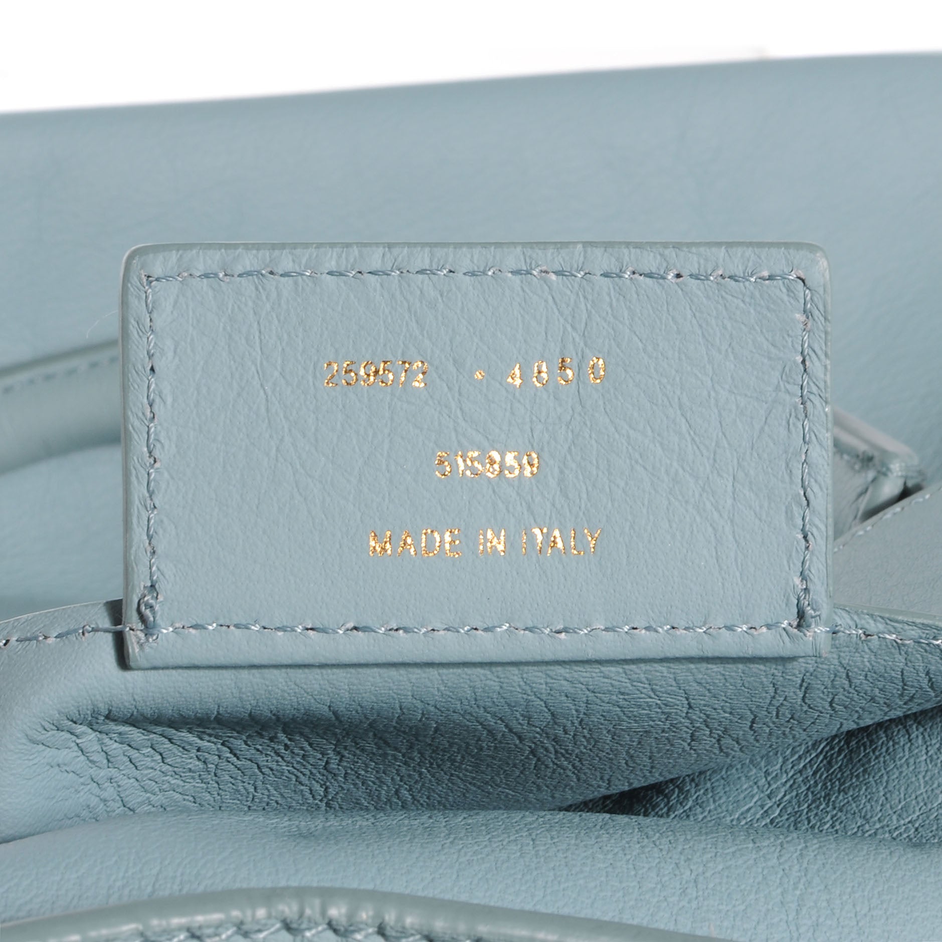 Balenciaga Smooth Calfskin Papier Ledger Tote Bleu Acier 6 of 7