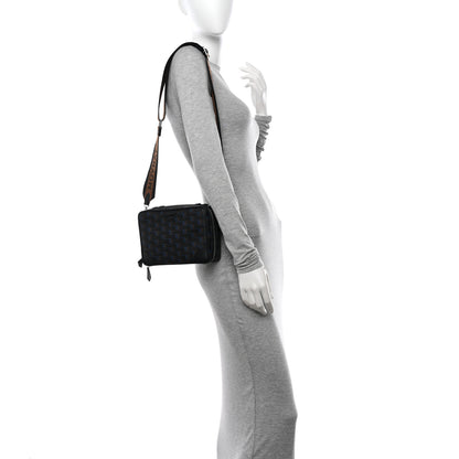 Moynat Toile 1920 Maxi Camera Bag Black Blue 2 of 10