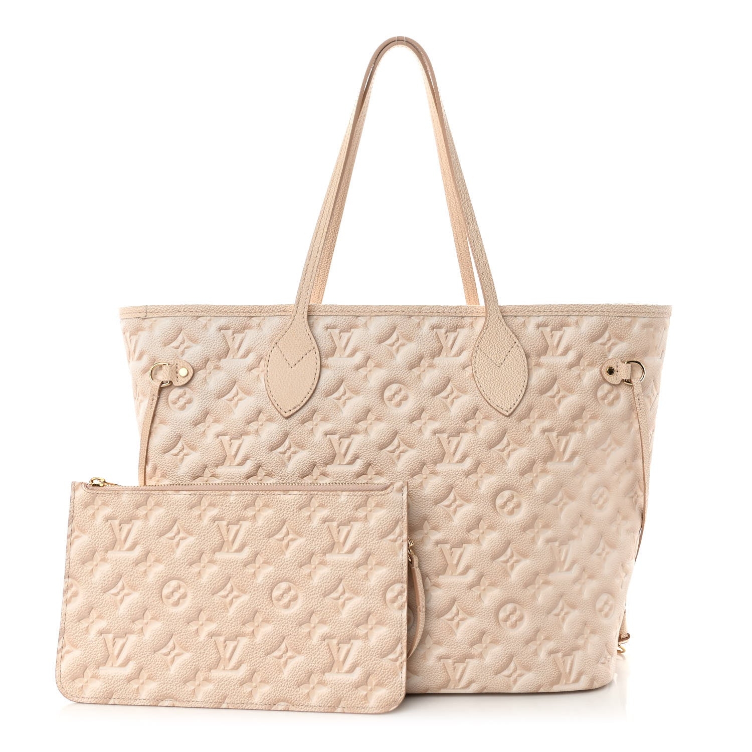 Louis Vuitton Empreinte Monogram Summer Stardust Neverfull MM Beige Clair 1 of 9