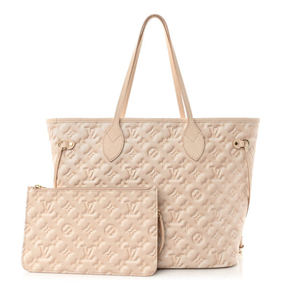 Louis Vuitton Empreinte Monogram Summer Stardust Neverfull MM Beige Clair 1 of 9