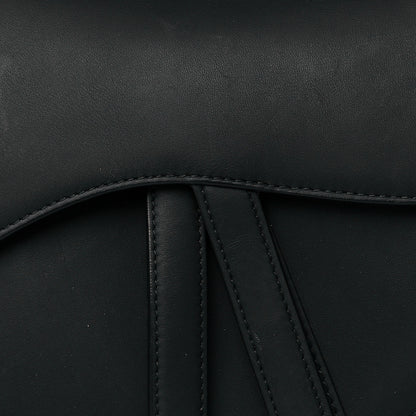 Christian Dior Ultra Matte Calfskin Saddle Bag Black 8 of 12