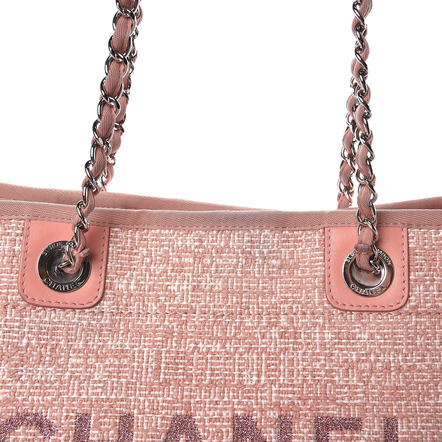 Canvas Deauville Small Tote Pink
