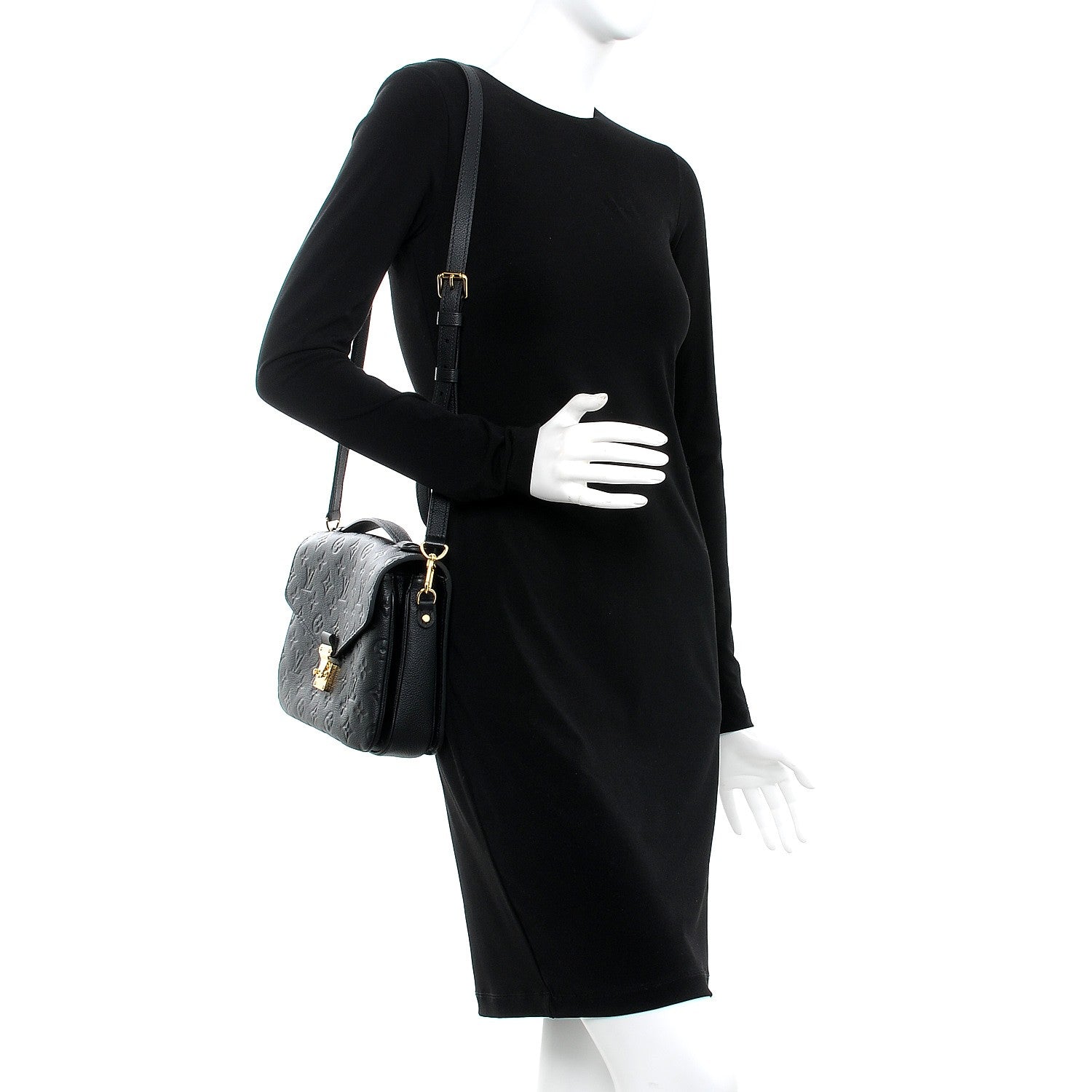 Louis Vuitton Empreinte Pochette Metis Black 2 of 9