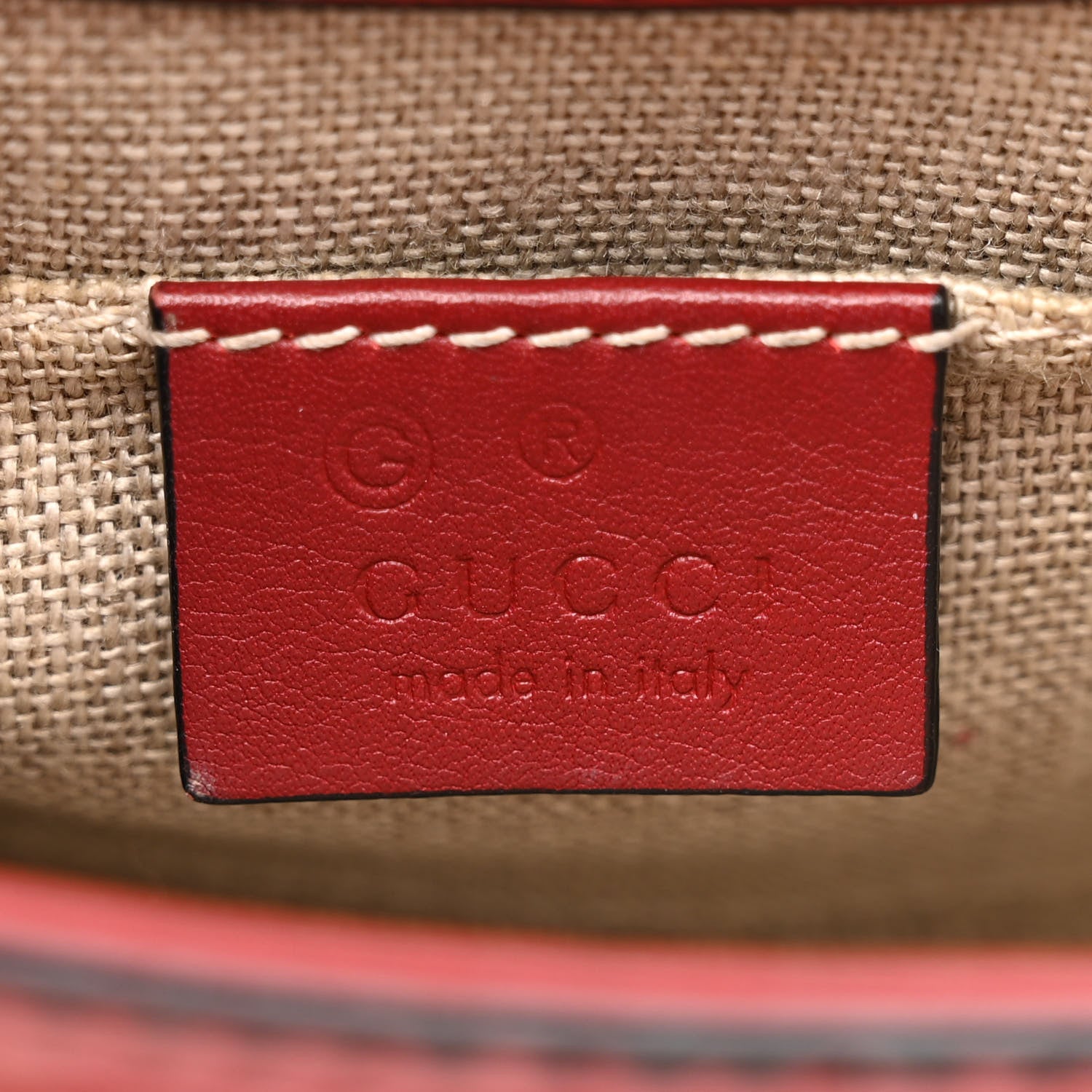 Gucci Soft Microguccissima Mini Emily Chain Shoulder Bag Rosso 6 of 11