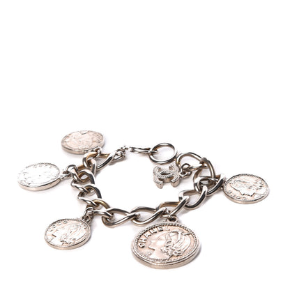 Chanel CC Medallion Bracelet Silver 1 of 5