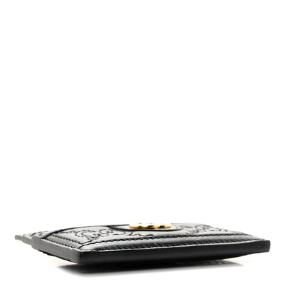 Gucci Calfskin GG Matelasse Card Holder Black 4 of 8