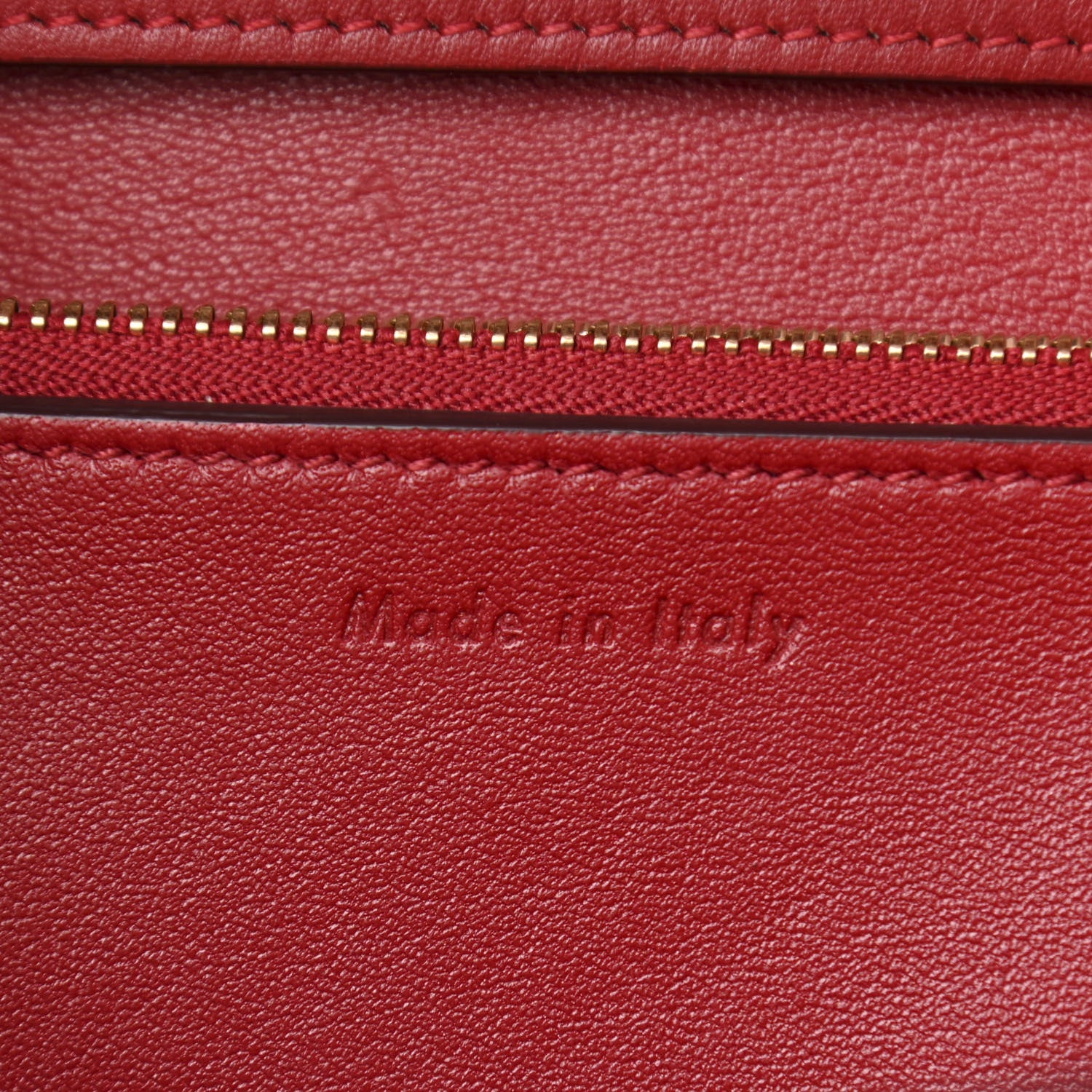 Celine Box Calfskin Medium Classic Box Flap Bag Red 7 of 10