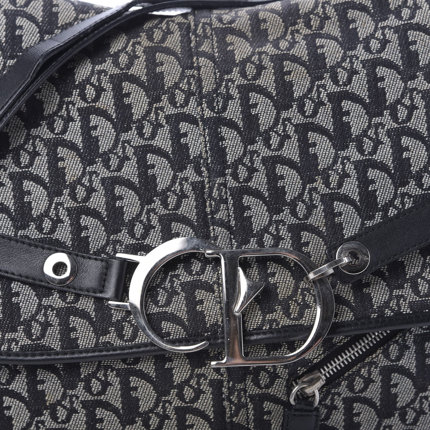 Christian Dior Monogram Flap Messenger Navy Blue 12 of 12