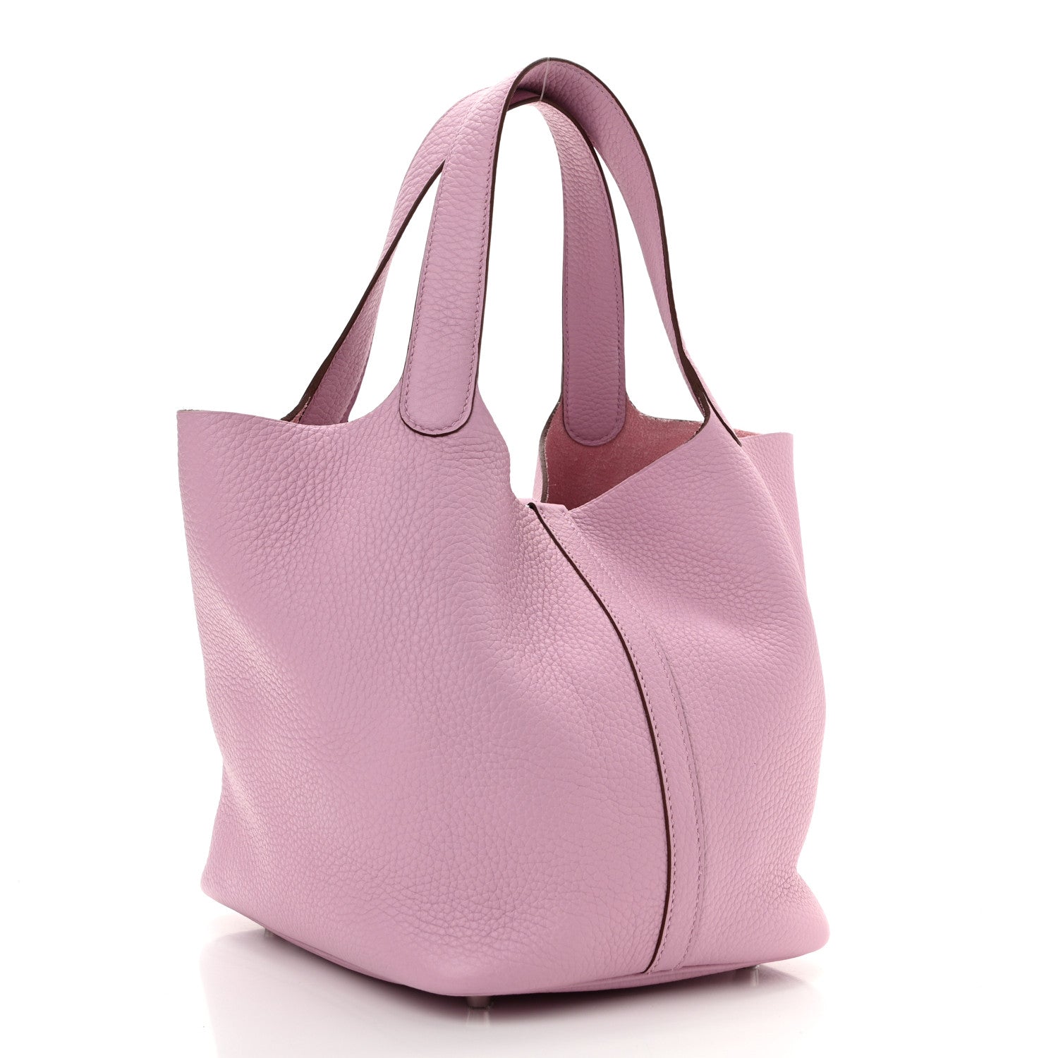 Hermes Taurillon Clemence Picotin Lock 22 MM Mauve Sylvestre 3 of 10