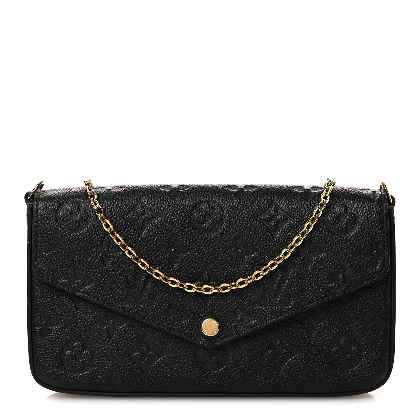 Empreinte Pochette Felicie Chain Wallet Black