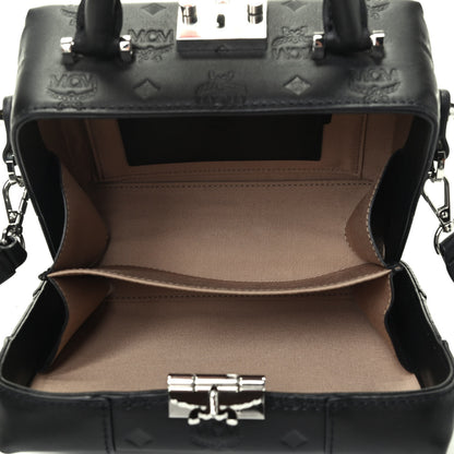 MCM Calfskin Ottomar Monogram Small Berlin Crossbody Black 4 of 4