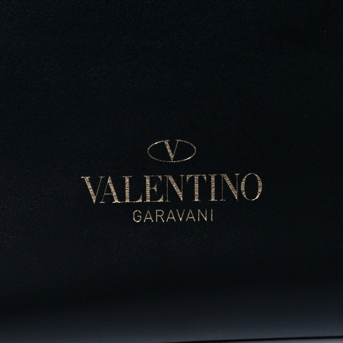 Vitello Rockstud Double Handle Tote Black