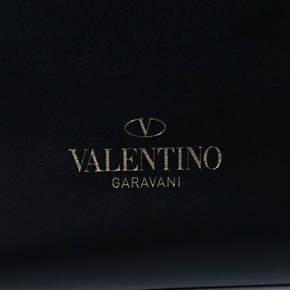 Valentino Garavani Vitello Rockstud Double Handle Tote Black 8 of 11