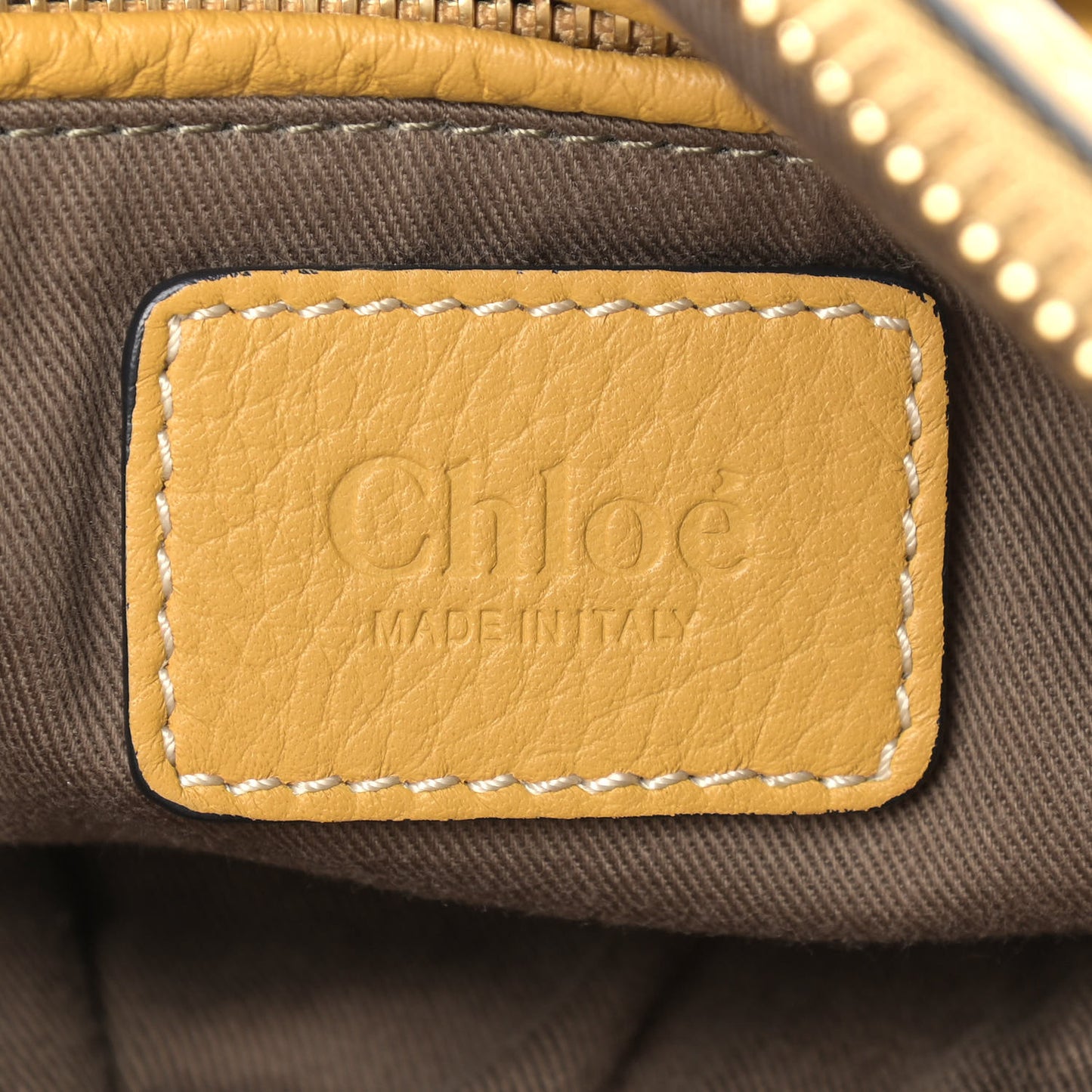 Calfskin Medium Marcie Satchel Curry Yellow