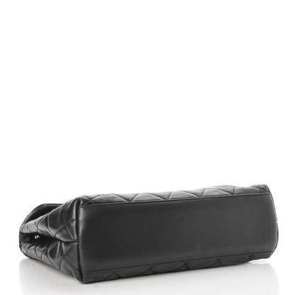 Chanel Lambskin Quilted Single Flap Black 4 of 7