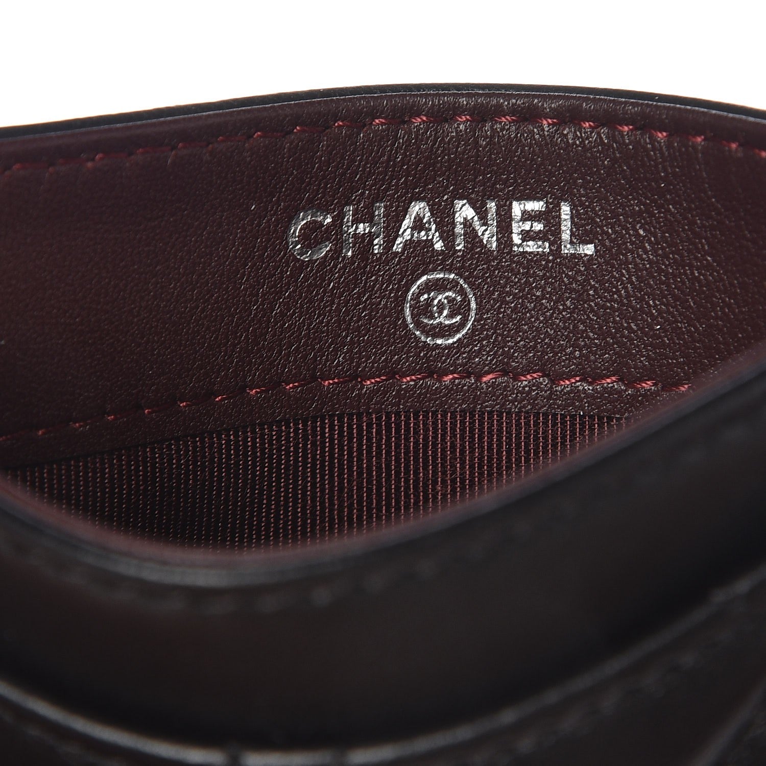 Chanel Lambskin Quilted Card Holder Black 6 of 8