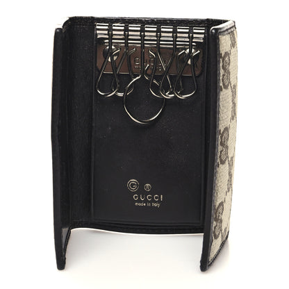 Gucci GG Monogram 6 Key Holder Case Black 5 of 11