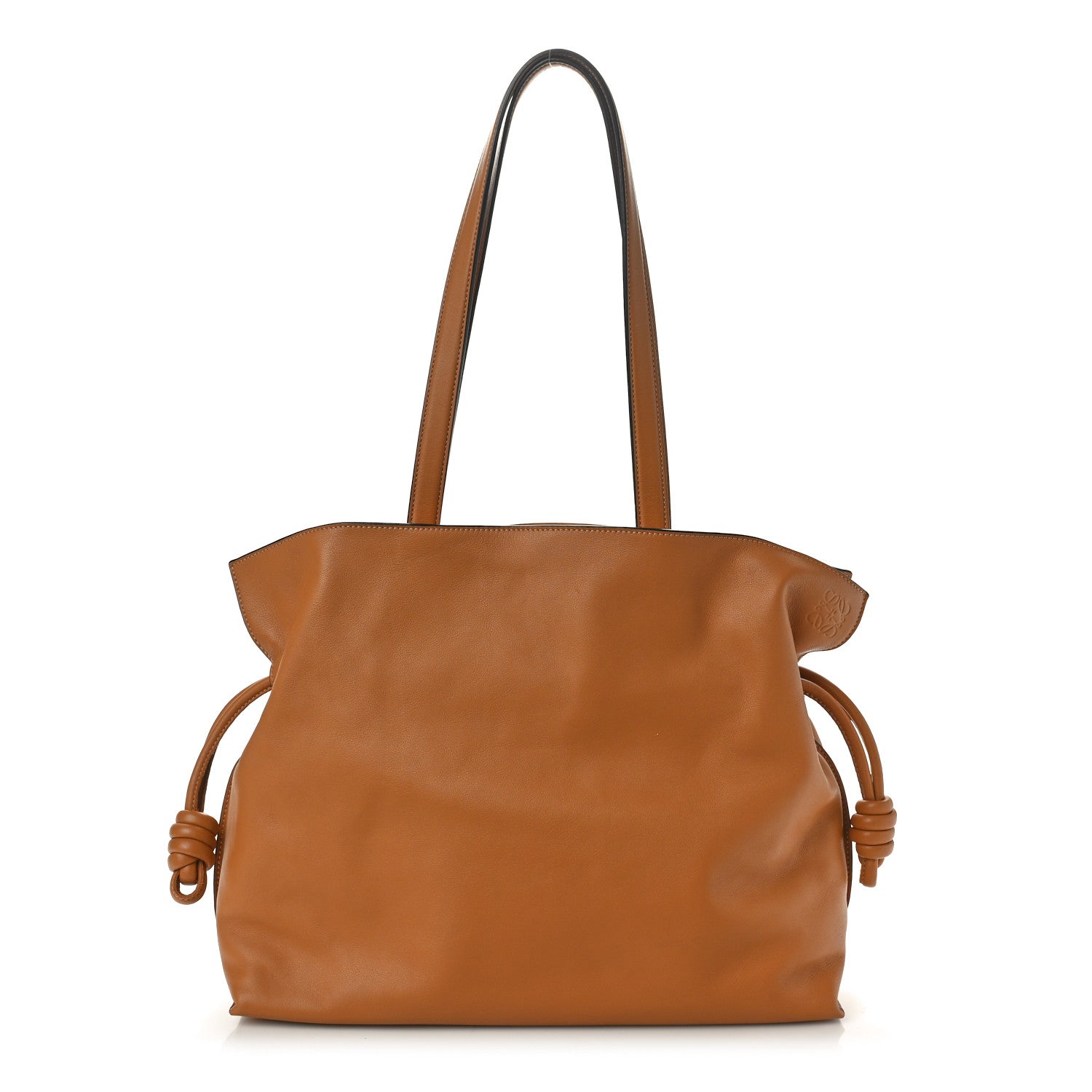Loewe Calfskin Large Flamenco Knot Bag Warm Desert 1 of 8