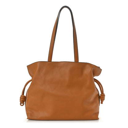 Loewe Calfskin Large Flamenco Knot Bag Warm Desert 1 of 8