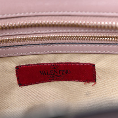 Valentino Garavani Vitello Rockstud Double Handle Tote Poudre 6 of 14