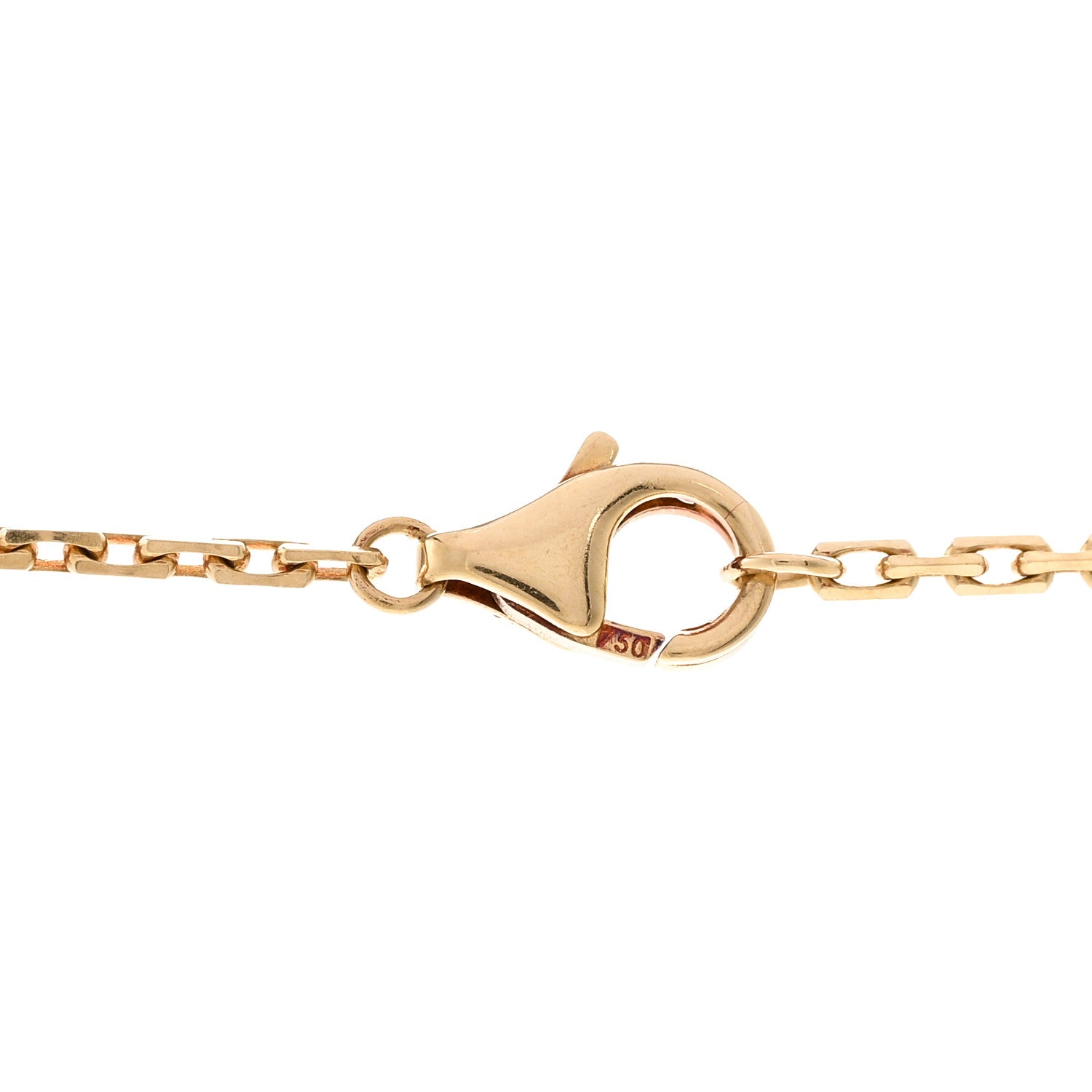 Cartier 18K Yellow Gold 3 Diamonds LOVE Pendant Necklace 5 of 6