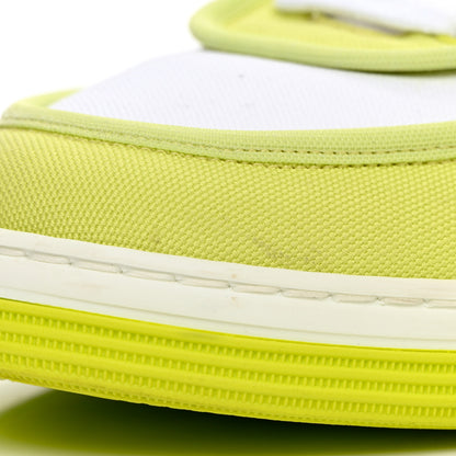 Chanel Fabric Womens Logo Sneakers 38 Green 9 of 16