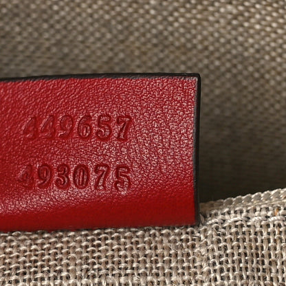 Gucci Soft Microguccissima Dome Satchel Red 7 of 9