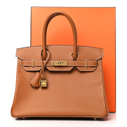Hermes Epsom Birkin 30 Gold 13 of 13
