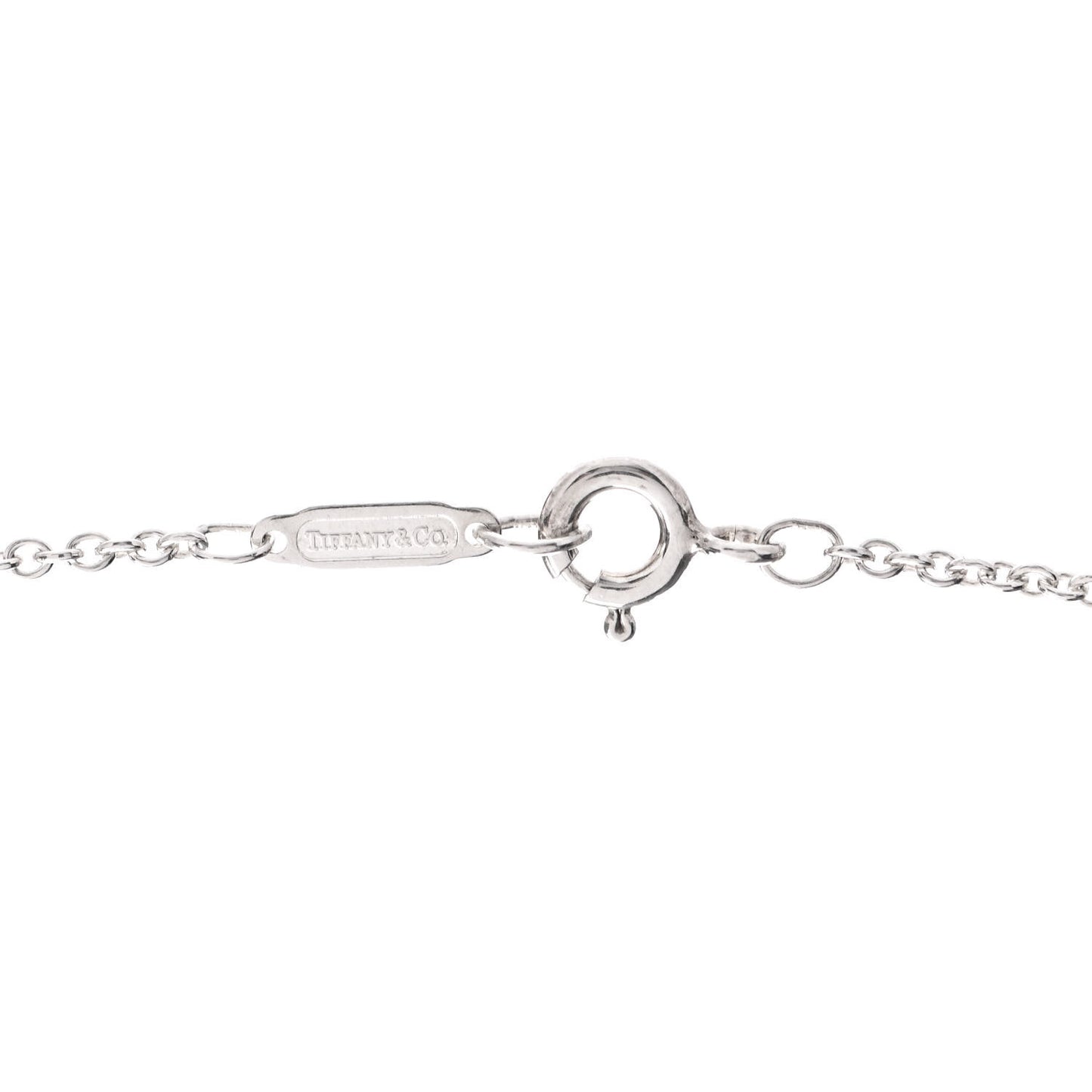 Sterling Silver Oval Key Pendant Necklace