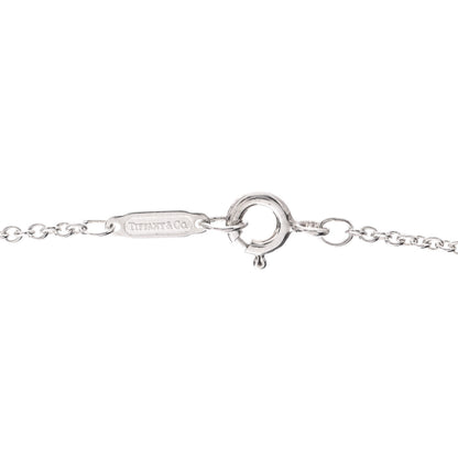 Tiffany Sterling Silver Oval Key Pendant Necklace 4 of 4