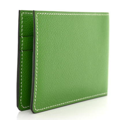 Hermes Evercolor Sellier Wallet Vert Yucca 3 of 8