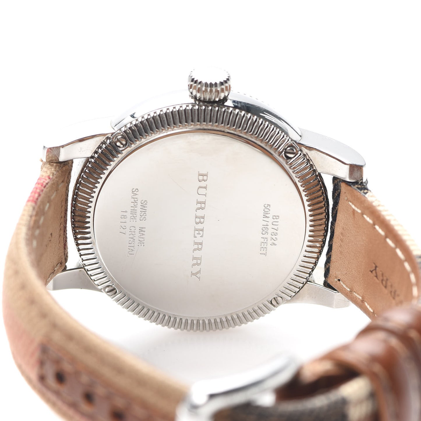 Stainless Steel Calfskin 38mm Utilitarian Quartz Watch BU7824