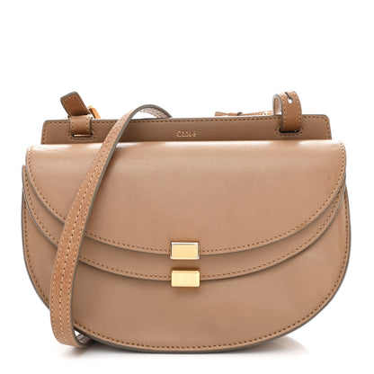 Chloe Calfskin Georgia Crossbody Bag Chestnut Cream 1 of 12