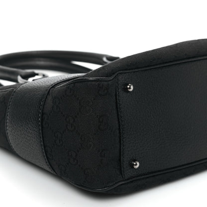 Gucci Monogram Shoulder Bag Black 9 of 11