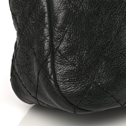 Chanel Glazed Calfskin Stitched On The Road Flap Black 17 of 19